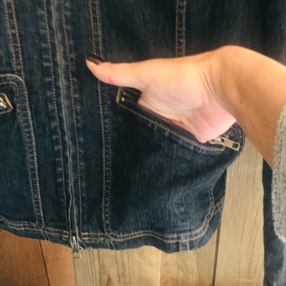 DNKY Denim Jacket size 6 Sm/M - Picture 3 of 7